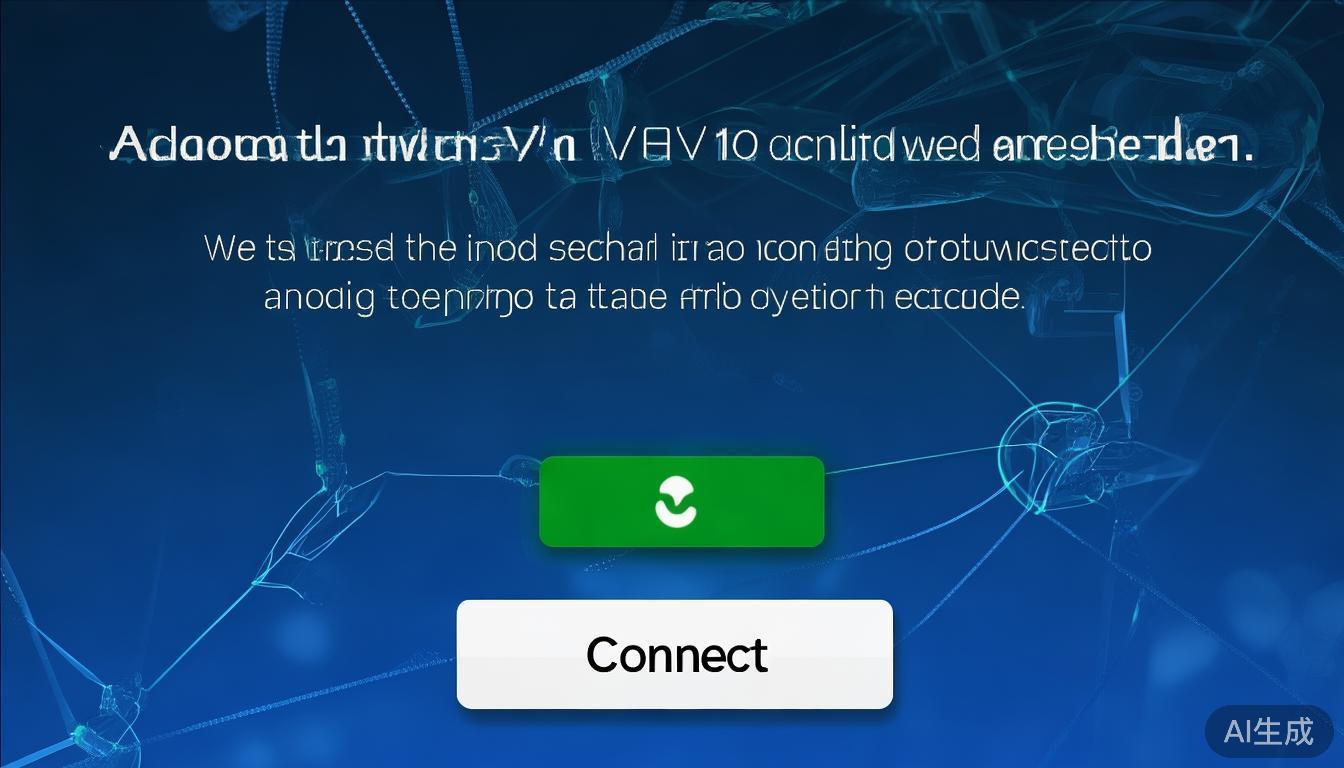 点击“连接”按钮，应用会自动建立VPN隧道连接。在